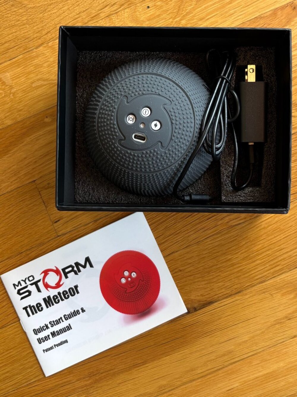 MyoStorm Heating Vibrating Massage Ball  - Brand New